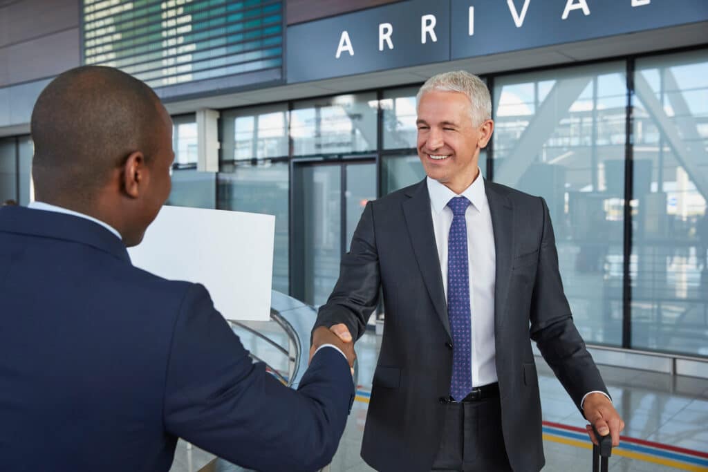 Car pick up at the Airport