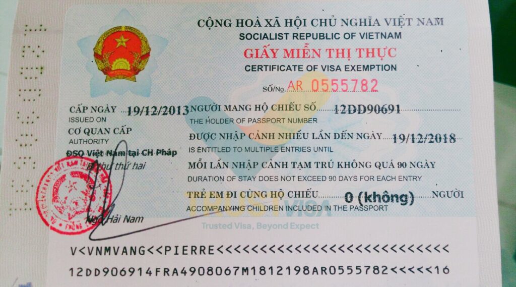 vietnam visa exemption