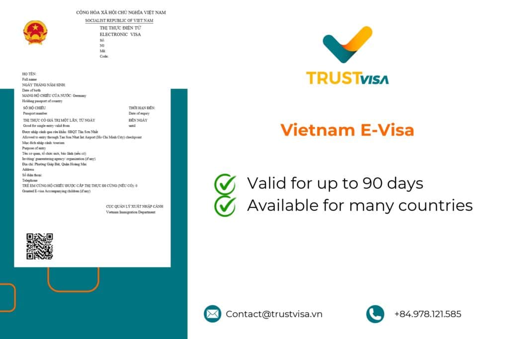 Requirements to apply for Vietnam E-visa