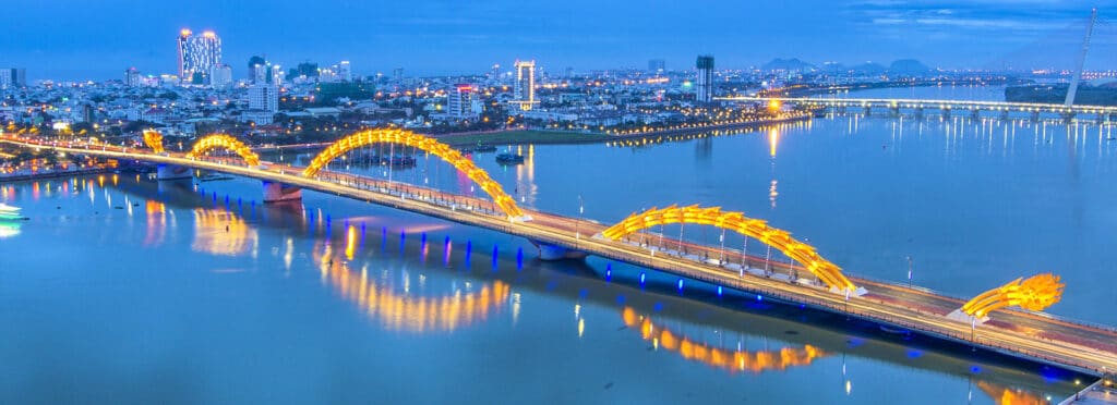 Dragon bridge Da Nang